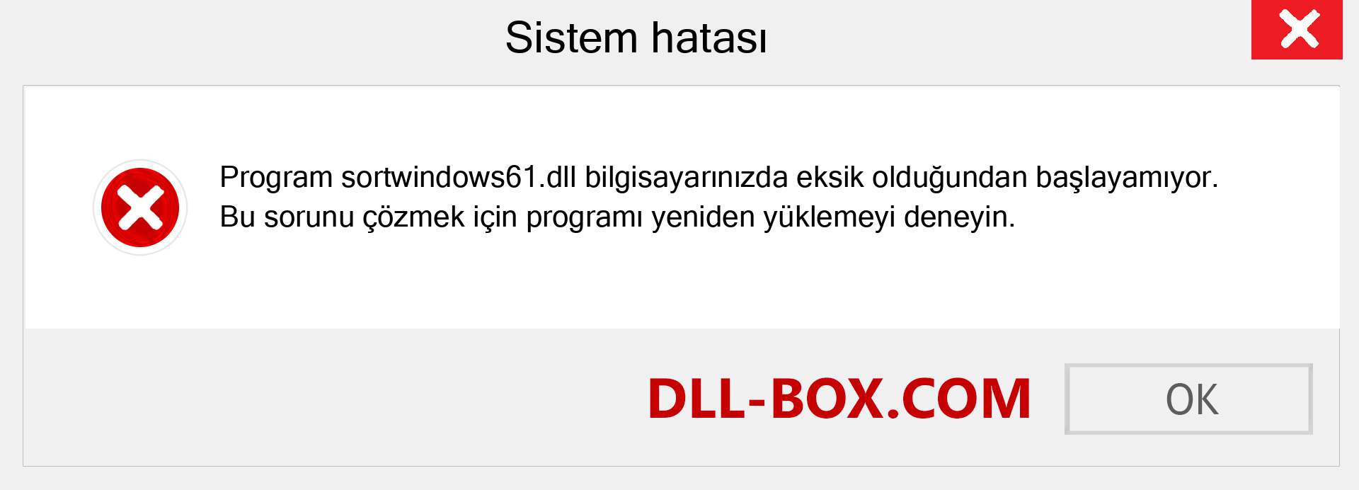 sortwindows61.dll dosyası eksik mi? Windows 7, 8, 10 için İndirin - Windows'ta sortwindows61 dll Eksik Hatasını Düzeltin, fotoğraflar, resimler